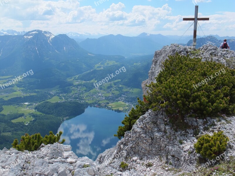 Mountains Austria Summit Cross Styria Alpine