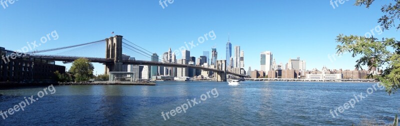 New-york Brooklyn Bridge Free Photos