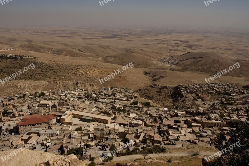 City Mardin Historical Houses Turkey Mesopotamia