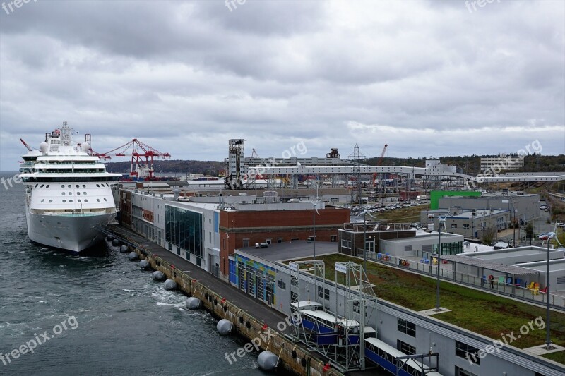 Port Halifax Canada Arhitecture Storm