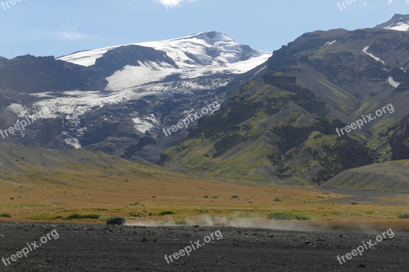 Iceland Thor Mark Wilderness Nature Glacier