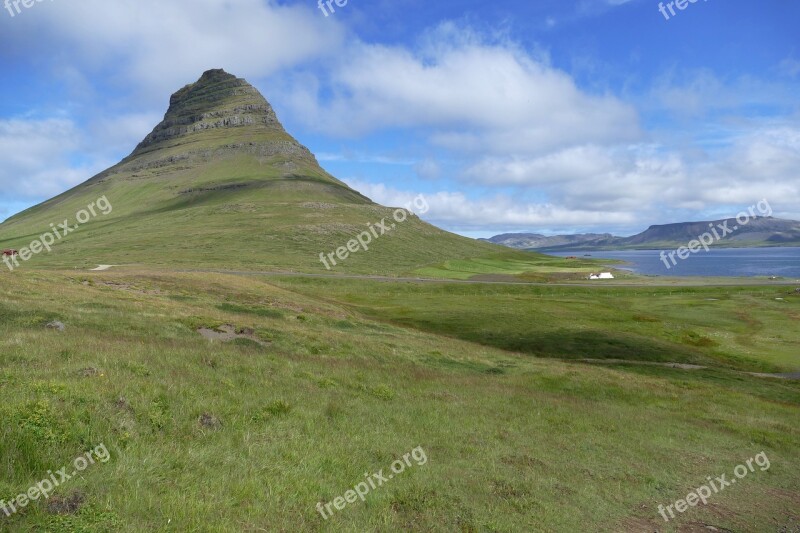 Iceland Snaefellness Snæfellsnes Peninsula Mountain Nature