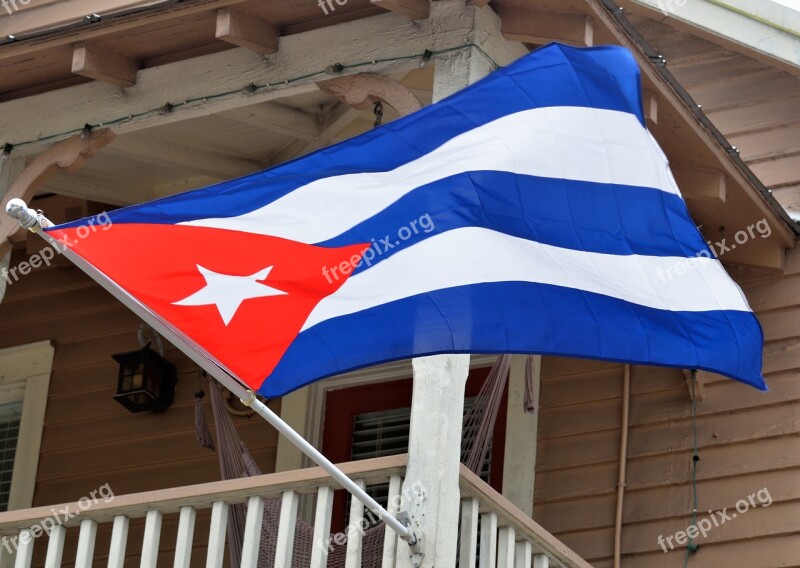 Cuban Flag Havana Cuba Flag National