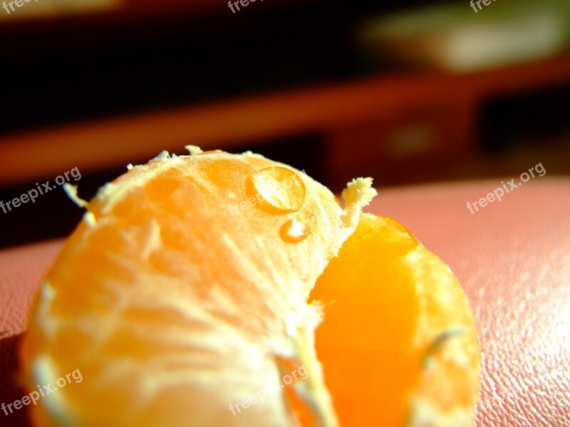 Tangerine Fruit Trickle Orange Free Photos