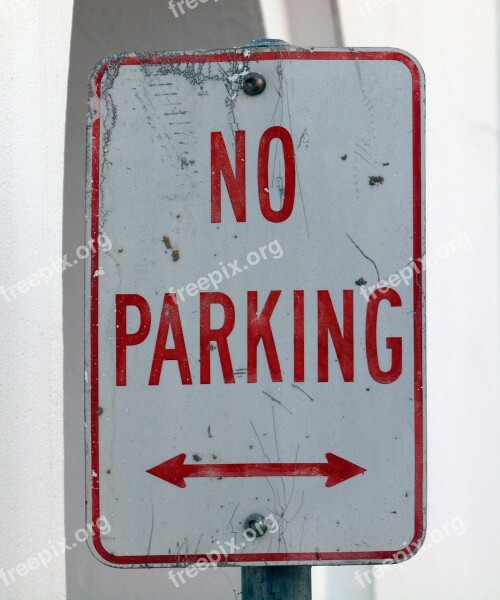 No Parking Parking Sign No Road