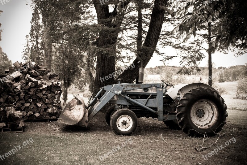 Tractor Country Agriculture Farm Rural