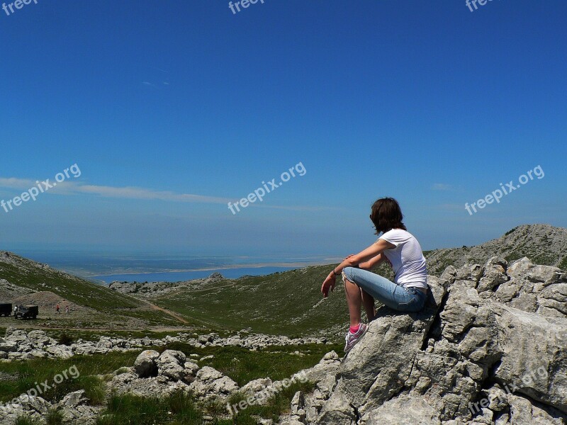 Thinking Meditation Landscape Person Calm