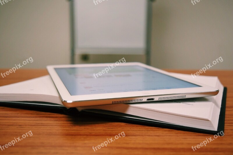 Tablet Books Desk Education Free Photos