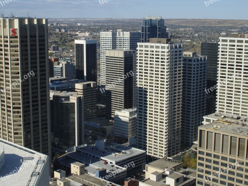 Calgary Cityscape Alberta Canada City