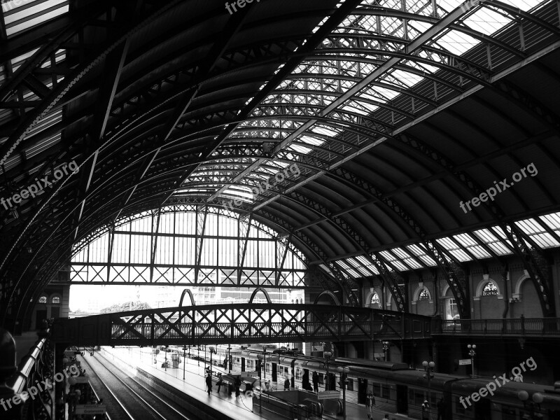 Train Station Light Station São Paulo Brazil Architecture