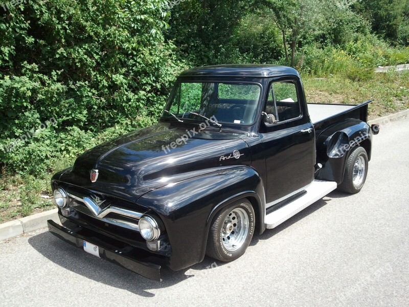 Ford Auto Black Pickup Us Showcar