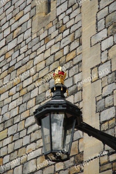 Windsor Castle Lamp Crown England Royal