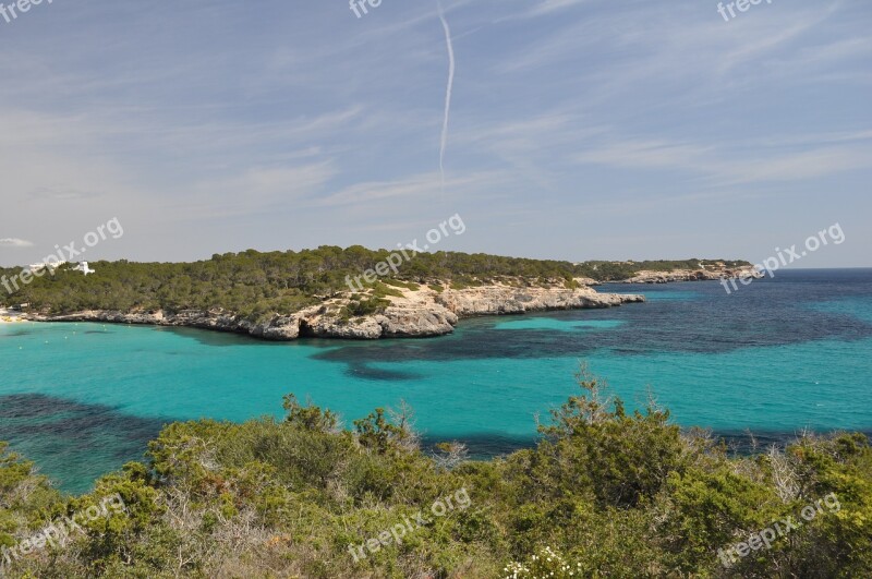 Mallorca Bay Santany Water Mediterranean