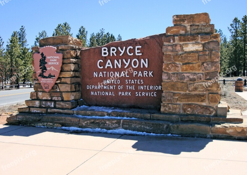 Bryce Canyon National Park National Park United States Landscape Bryce Canyon