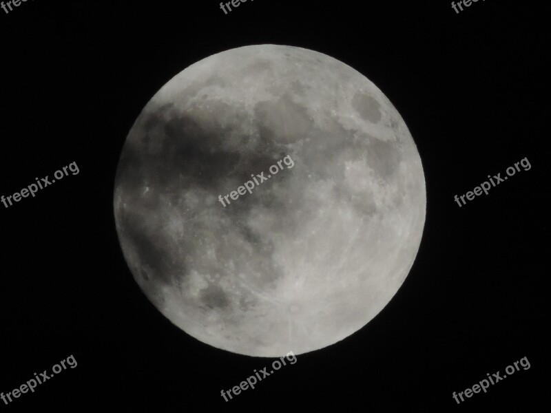 Full Moon Andalucia Night Sky