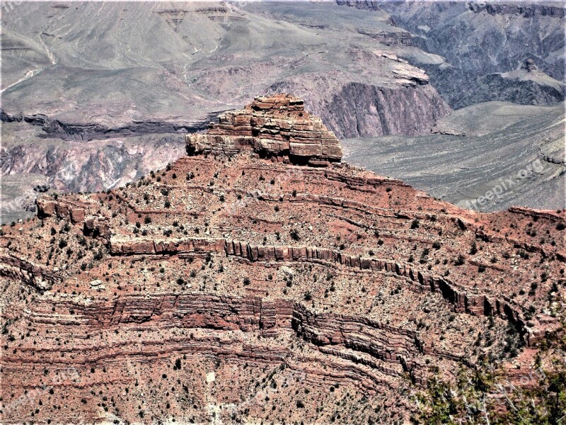 Grand Canyon Usa Rocks Natural Free Photos