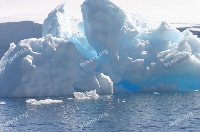 Ice Iceberg Antarctic Water Cold