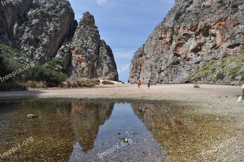 Mallorca Sa Calobra Places Of Interest Cliff Sea Bay