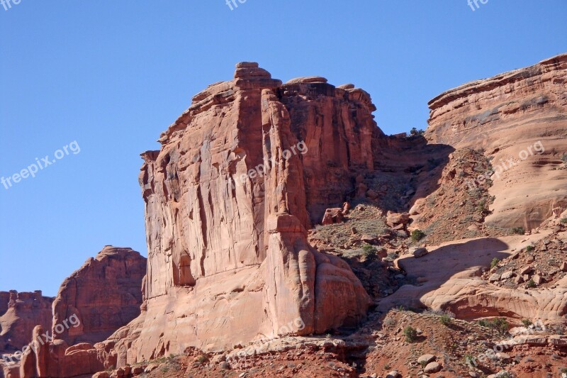 Arches National Park National Park United States America Rock