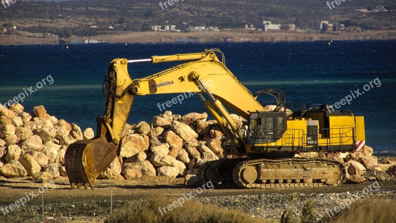 Digger Heavy Machine Working Construction Equipment