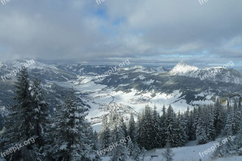 Tannheim Landscape Mountains Austria Tyrol