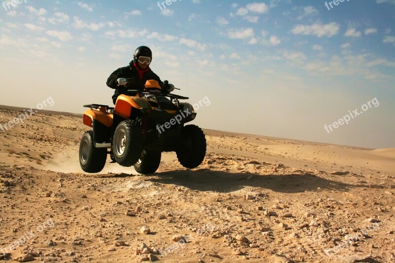 Desert Quad Tunisia Adventure Sand