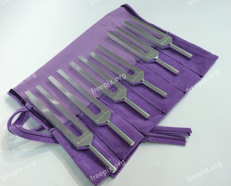 Sorufejio Tuning Fork Healing Tuner Bio Sonics Made In Usa Lavender