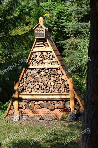 Garden Insect Hotel Nature Nature Conservation Free Photos