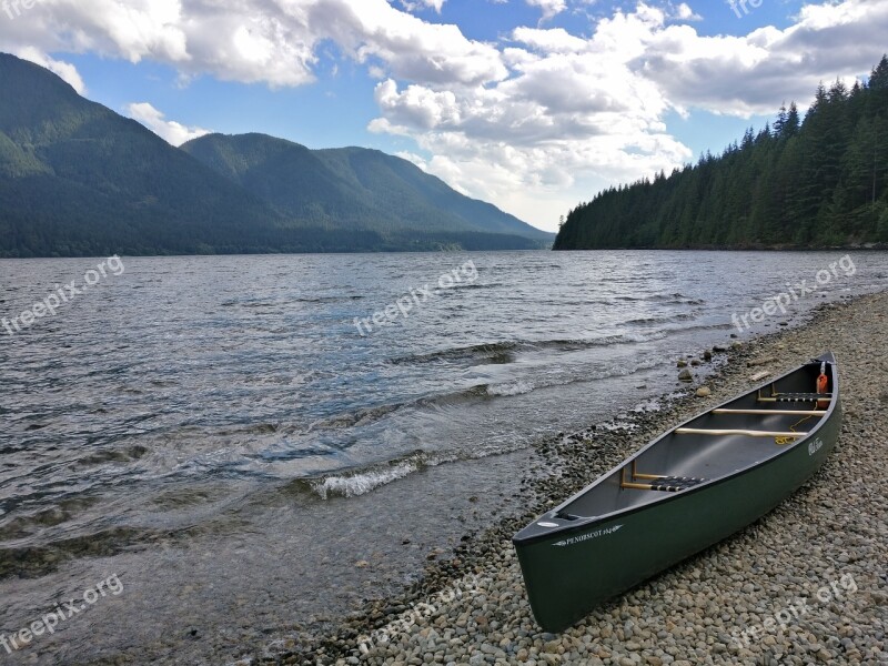 Canoe Lake Nature Beach Mountain