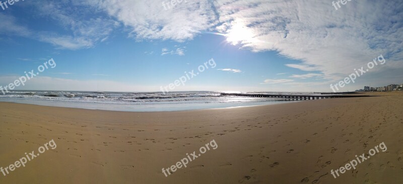 Jesolo Beach Venice Sky Nobody