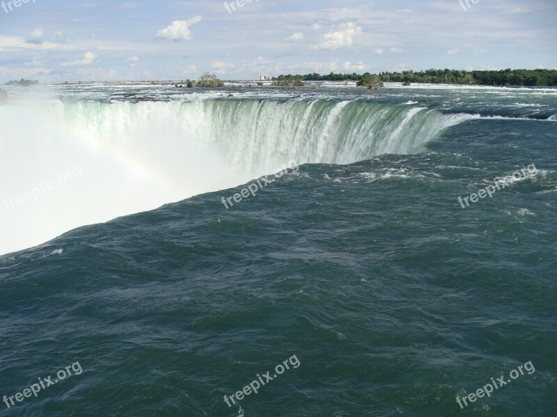 Canada Niagara Falls Waterfall Niagara Niagara Waterfall