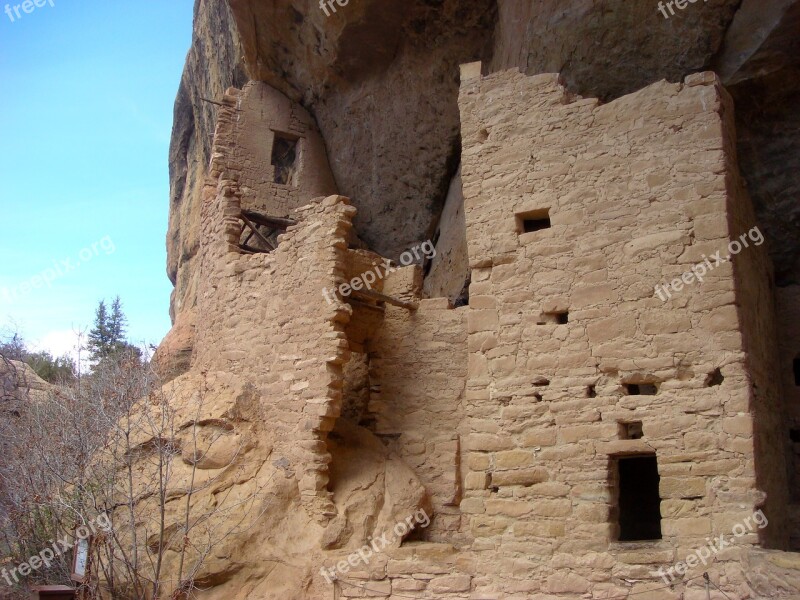 Mesa Verde National Park America United States Rock Formation