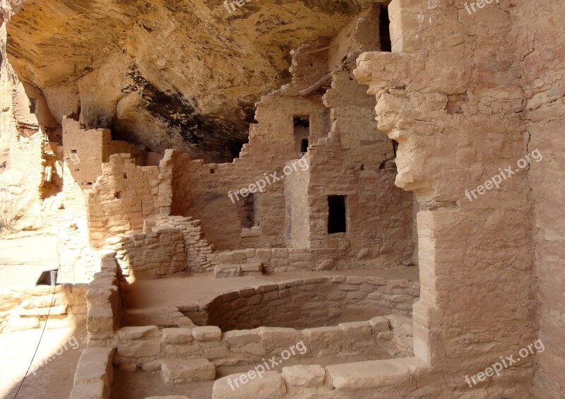 Mesa Verde National Park America United States Rock Formation