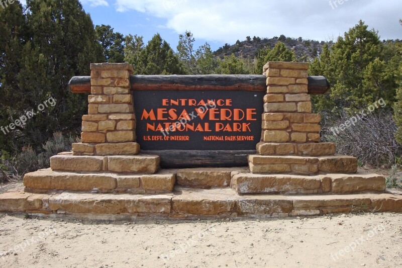 Mesa Verde National Park America United States Rock Formation