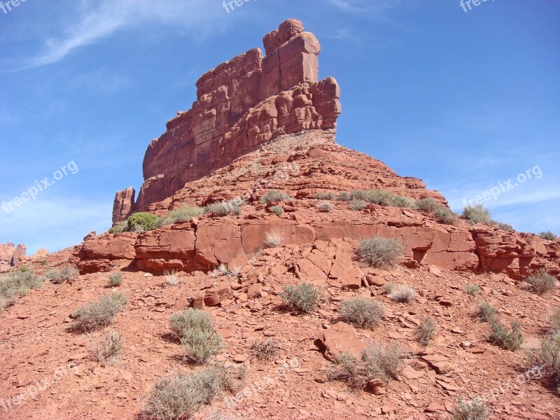 Monument Valley Rock Formations Rocks Colorado Usa