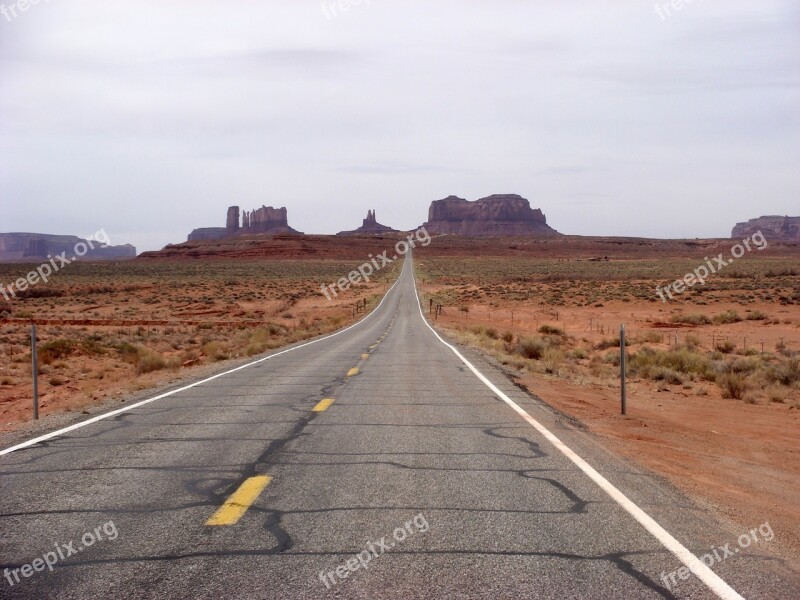 Monument Valley Rock Formations Rocks Colorado Usa