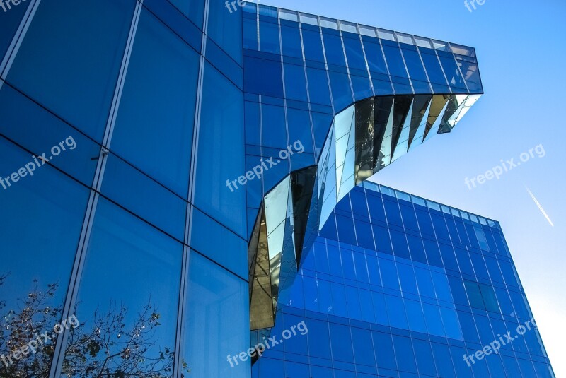 Barcelona Barcelone Building Glass Architecture