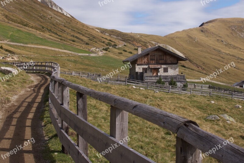 Mountains Italy Dolomites Alpine Nature