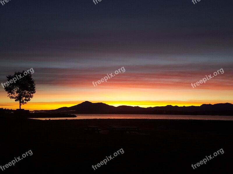 Sunrise Norway Molde The Nature Of The Sky