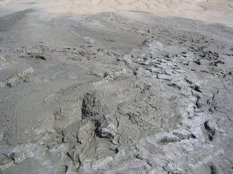 Muddy Vulcanoes Pâclele Mici Mud Nature Volcano