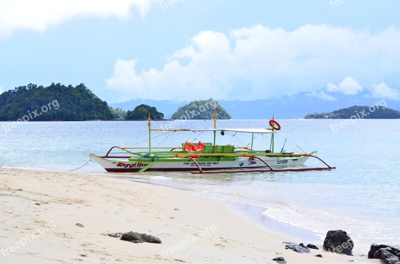 Palawan Philippines Boat Nature Travel