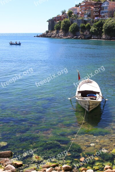 To Skin Boat Marine Landscape Beach