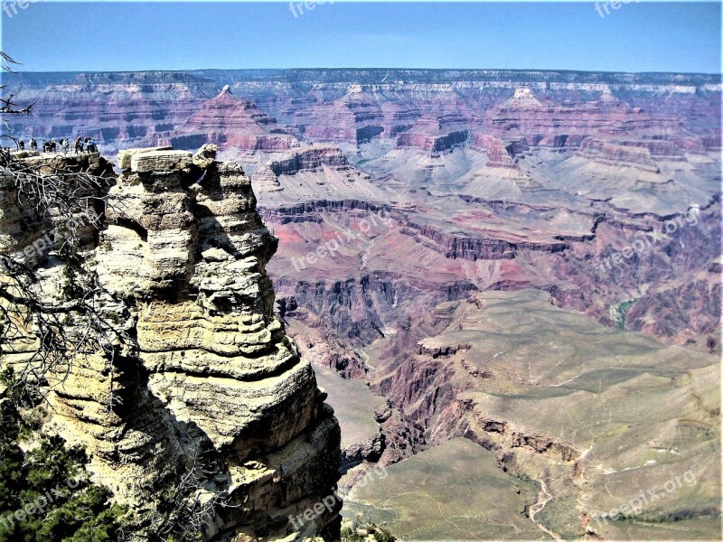 Gran Canyon Usa Rocks Gulf Free Photos