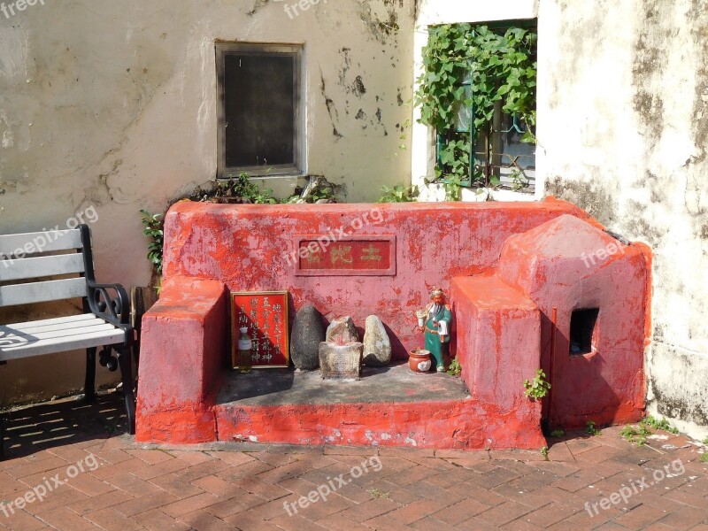 Buddhist Street Temple City Architecture Religion