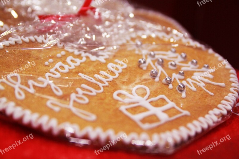 Gingerbread Gift Christmas Free Photos