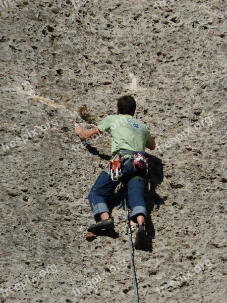 Escalation Climber Rock Montsant Margalef