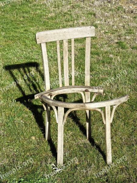 Chair Rickety Symbol Metaphor Broken