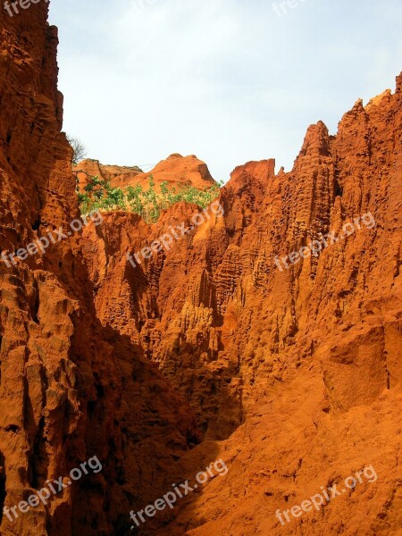 Red Canyon Red Sand Sand Canyon Phan Thiet Vietnam