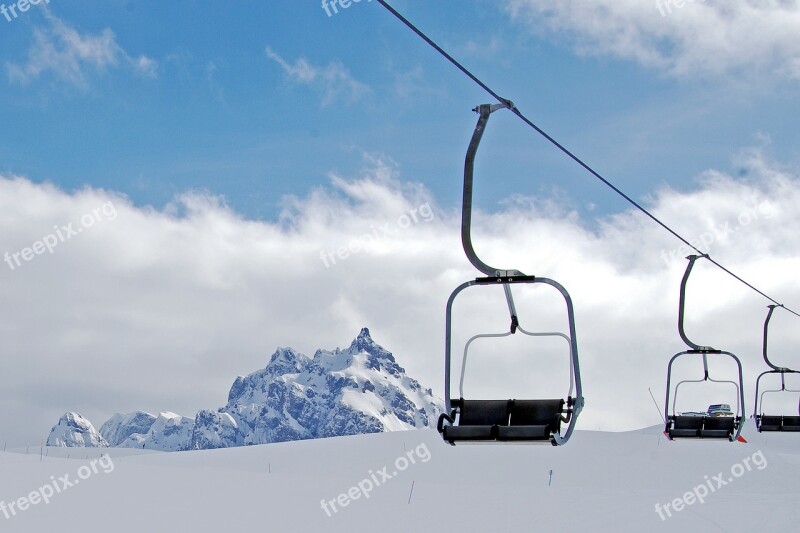 Arabba Dolomites Sci Dolomiti Superski Chairlift