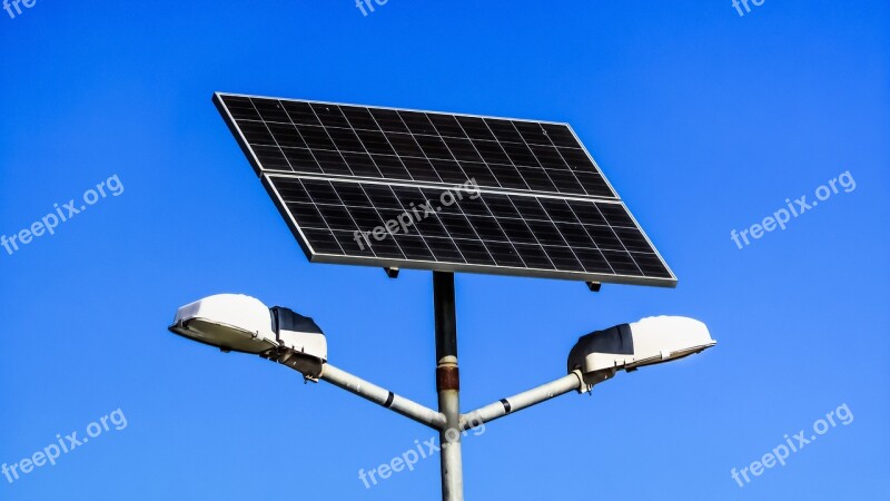 Solar Panel Lamps Electricity Energy Solar